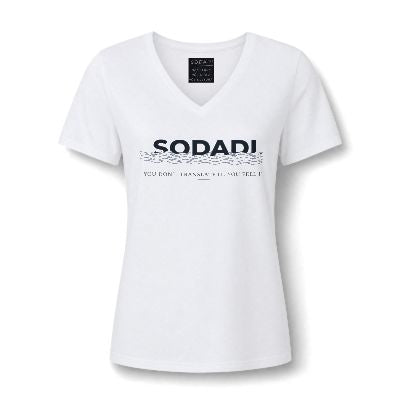 Women's Relaxed Heather CVC V-Neck Tee
