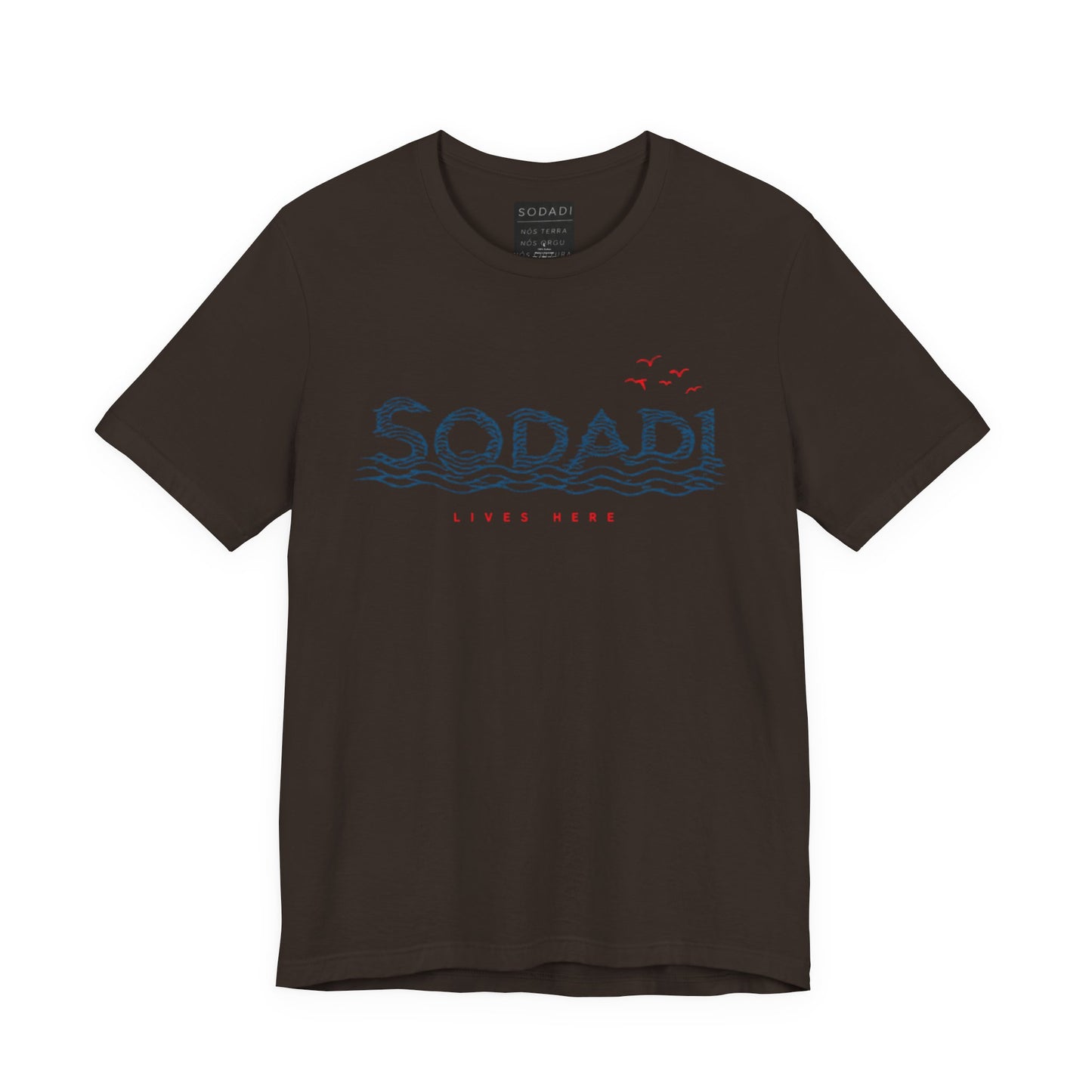 Soda! Coastal Wave Graphic Tee — Vintage Beach Vibes T-Shirt